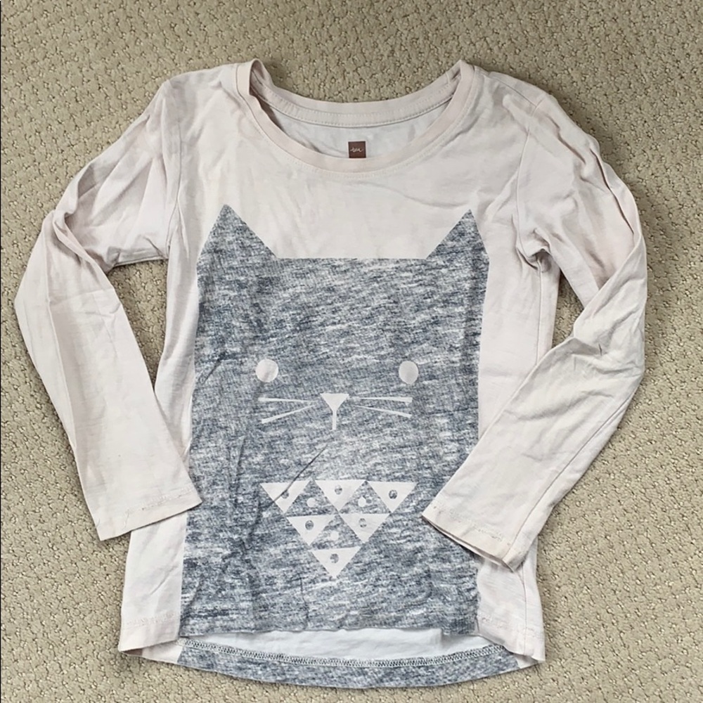 Tea kitty front-back top